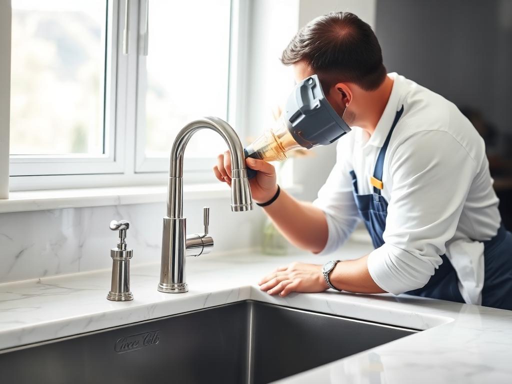 Plumbing professional at work in South Florida